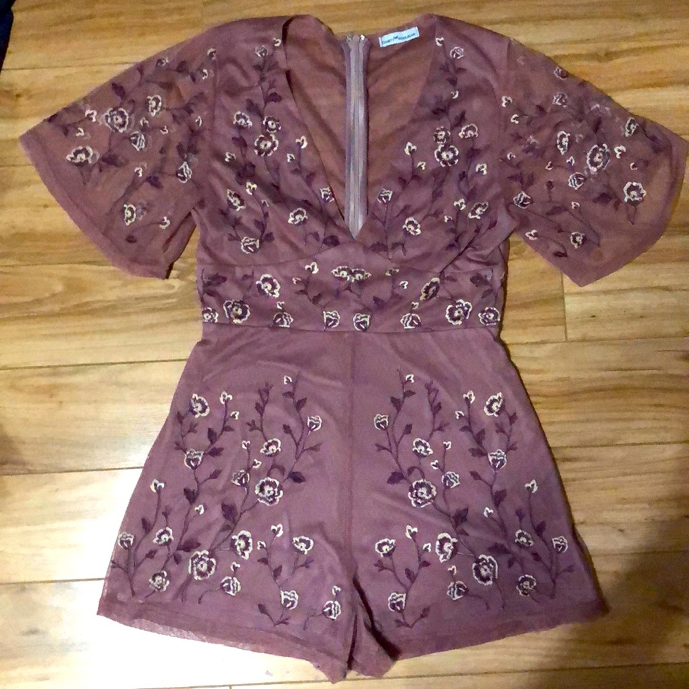 Beautiful floral Dainty Hooligan romper
